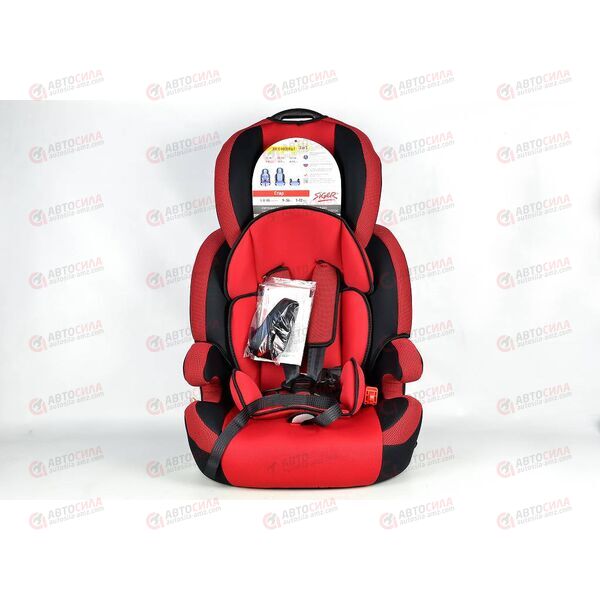 Автокресло детское Стар ISOFIX красное гр. 1/2/3, 9-36 кг, 1-12 лет SIGER, изображение 2