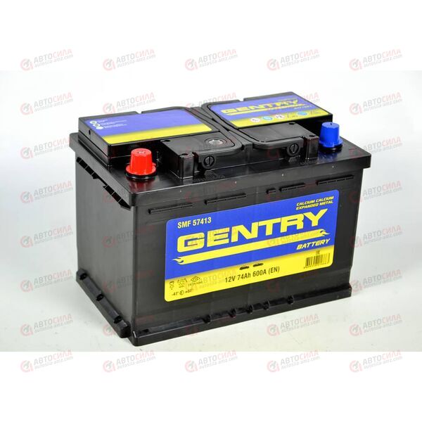 Аккумулятор 74VL GENTRY (L+) (1) SMF (пт 600)(278х175х190) ТУРЦИЯ, изображение 3
