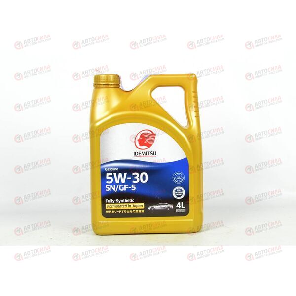 Масло ДВС IDEMITSU 5W30 SN/GF-5 4л Пластик, Емкость: 4 л, изображение 2