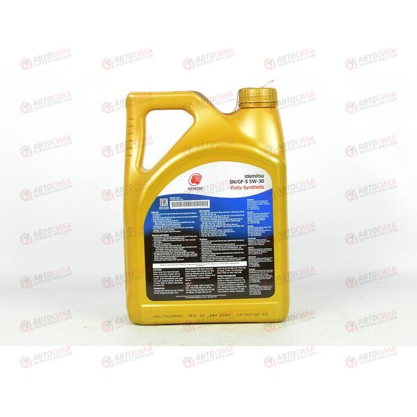Масло ДВС IDEMITSU 5W30 SN/GF-5 4л Пластик, Емкость: 4 л, изображение 3
