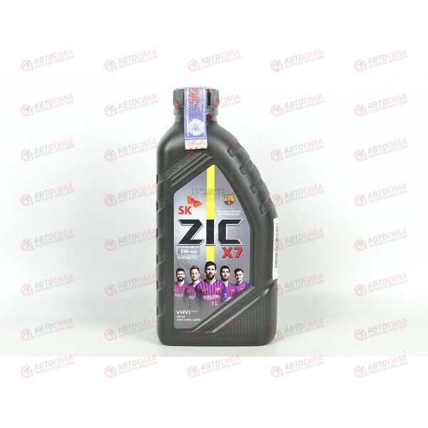 Масло ДВС ZIC 5W40 X7 SN/CF 1 л, Емкость: 1 л., изображение 2