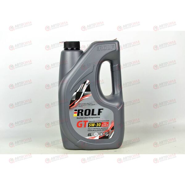 Масло ДВС ROLF 5W30 SN/CF GT C2/C3 Пластик 4 л, Емкость: 4 л, изображение 3