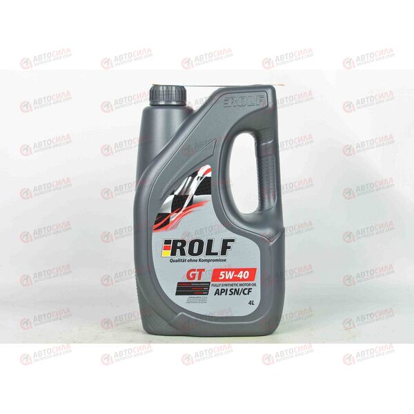Масло ДВС ROLF 5W40 SN/CF GT A3/B4 Пластик 4 л, изображение 2