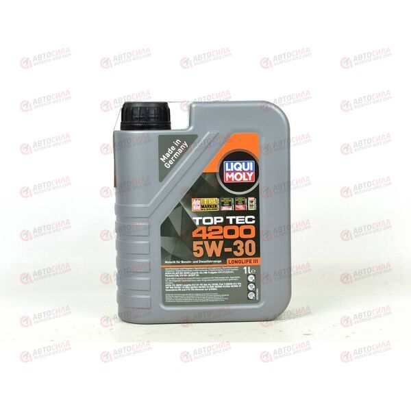 Масло ДВС LIQUI MOLY 5W30 Top Tec 4200 C3 DPF VW504/507 1 л (8972), Емкость: 1 л., изображение 2