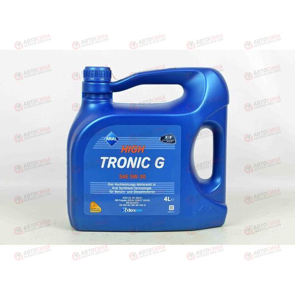 Масло ДВС ARAL 5W30 SN/CF High-Tronic G 4 л, Емкость: 4 л, изображение 2