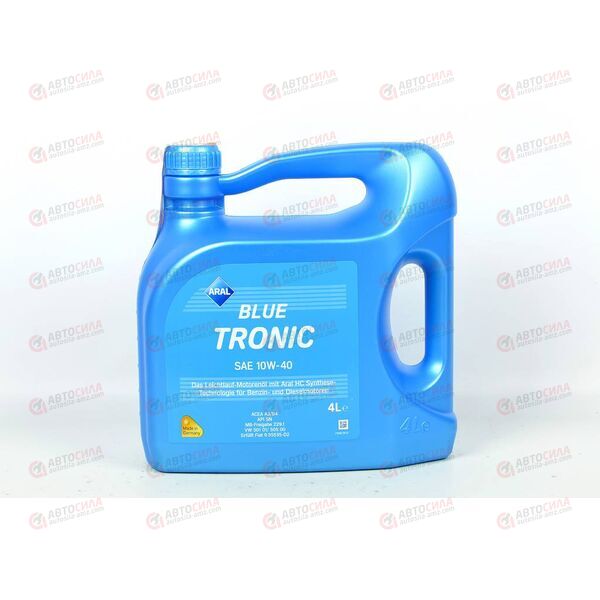 Масло ДВС ARAL 10W40 SL/CF Blue-Tronic M 4 л, изображение 2