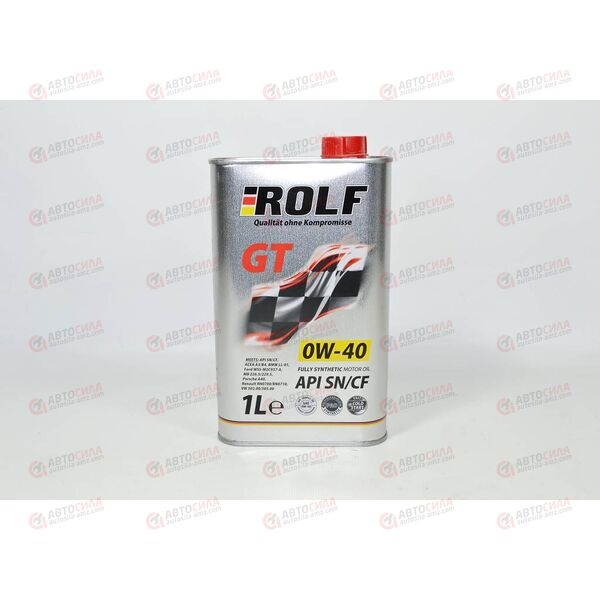 Масло ДВС ROLF 0W40 SN/CF GT 1 л УЦЕНКА, изображение 2