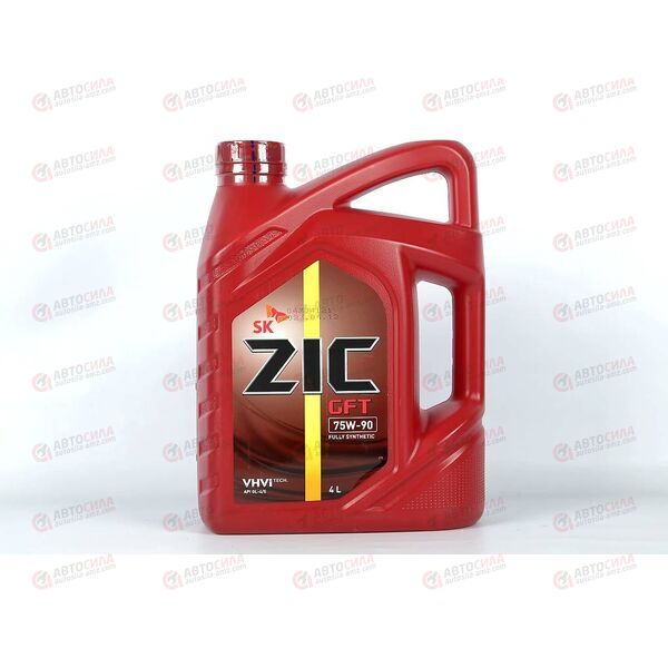 Масло КПП ZIC 75W90 GL-4/5 GFT (аналог G-F Top) 4 л, изображение 2