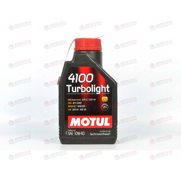 Масло ДВС Motul 10W40 4100 TL SN 1 л, Емкость: 1 л., изображение 2