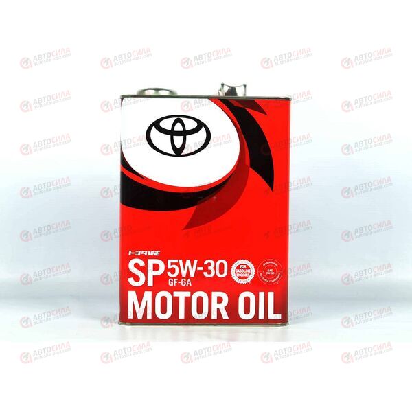 Масло ДВС TOYOTA 5W30 SP/GF-6 4 л ж/б, изображение 2