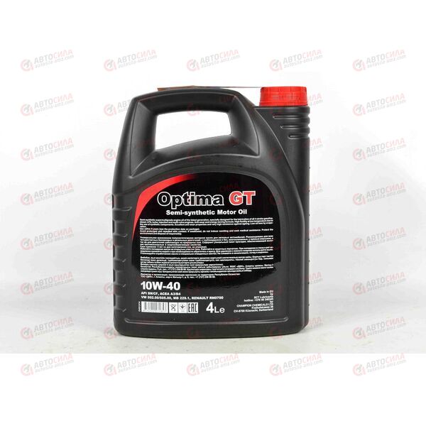 Масло ДВС Chempioil 10W40 SN/CF Optima GT 4 л, изображение 3