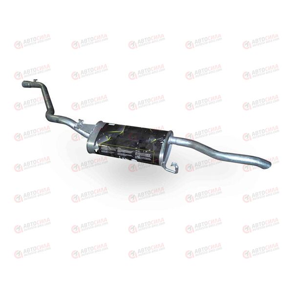 Глушитель (алюмин) CHERY AMULET (EMM 2701) TRIALLI, изображение 3
