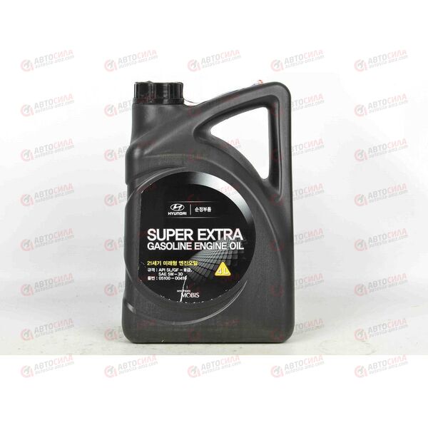 Масло ДВС MOBIS 5W30 Super Extra Gasoline п/с 4 л, Емкость: 4 л, изображение 2