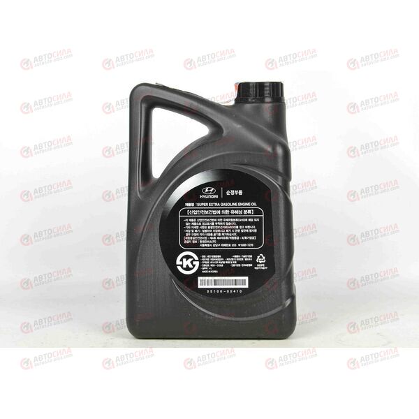 Масло ДВС MOBIS 5W30 Super Extra Gasoline п/с 4 л, Емкость: 4 л, изображение 3