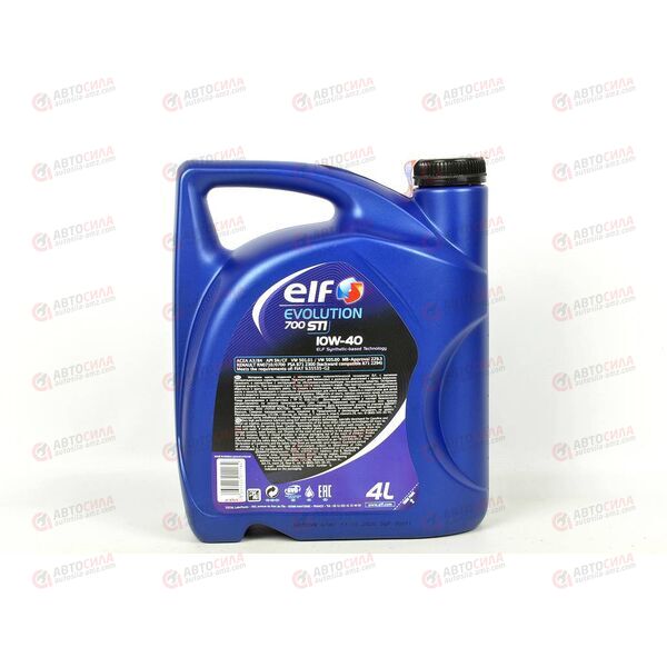 Масло ДВС ELF 10W40 STI Evolution 4 л, изображение 3