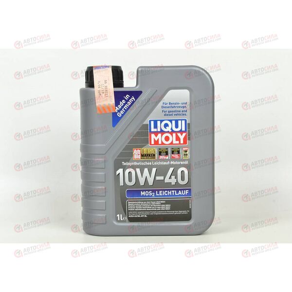 Масло ДВС LIQUI MOLY 10W40 MoS2 Leichtlauf A3/B4 SL 1 л (2626), Емкость: 1 л., изображение 2