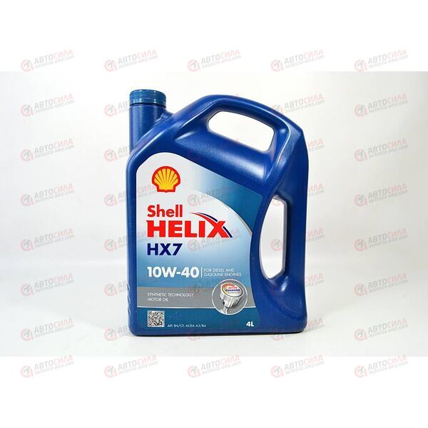 Масло ДВС Shell 10W40 SN/CF Helix HX7 4 л, Емкость: 4 л, изображение 3