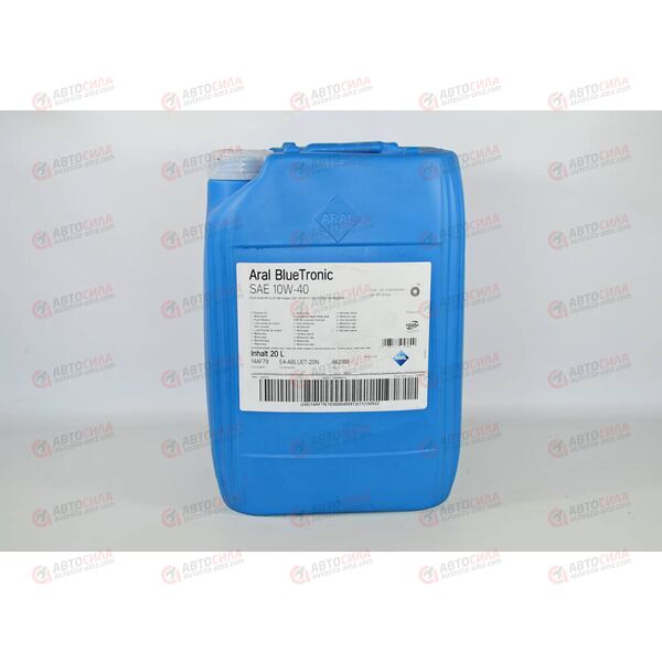 Масло ДВС ARAL 10W40 SL/CF Blue-Tronic 20 л, Емкость: 20 л., изображение 2