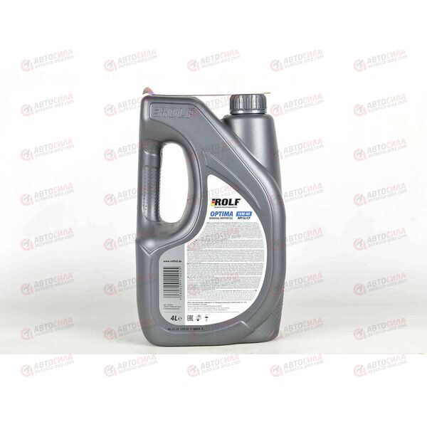 Масло ДВС ROLF 15W40 SL/CF Optima 4 л Пластик, Емкость: 4 л, изображение 3