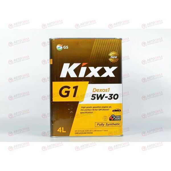 Масло ДВС KIXX 5W30 SN PLUS/GF-5 G1 Dexos1 4 л, Емкость: 4 л, изображение 2