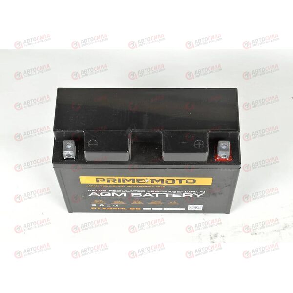 АКБ PRIME MOTO 12V/18Ah (R+) (MF) (AGM) (пт 350) (PTX24HL-BS) (204x91x159), изображение 3