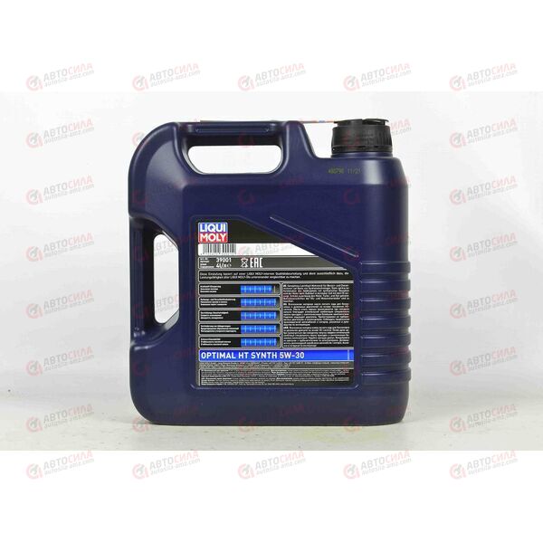 Масло ДВС LIQUI MOLY 5W30 Optimal Synth A3/B4 SN/CF 4 л, Емкость: 4 л, изображение 3