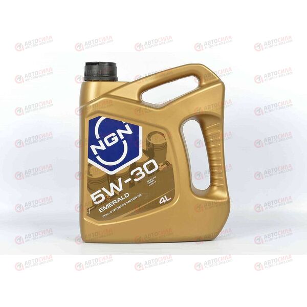 Масло ДВС NGN 5W30 SM/CF EMERALD 4 л, Емкость: 4 л, изображение 2