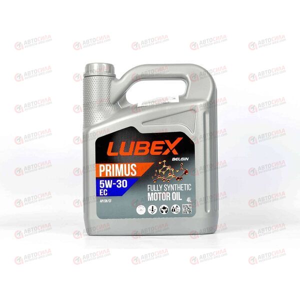 Масло ДВС LUBEX 5W30 SN/CF PRIMUS EC 4 л (4 шт), Емкость: 4 л, изображение 2