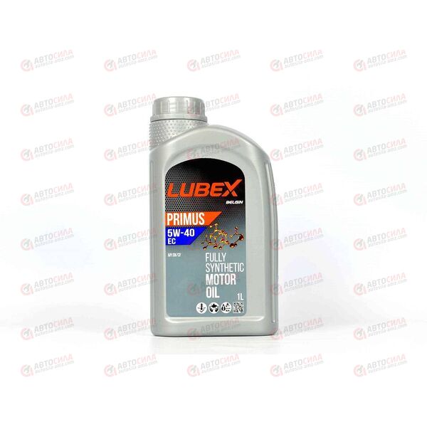 Масло ДВС LUBEX 5W40 SN/CF PRIMUS EC 1 л (12 шт), Емкость: 1 л., изображение 2