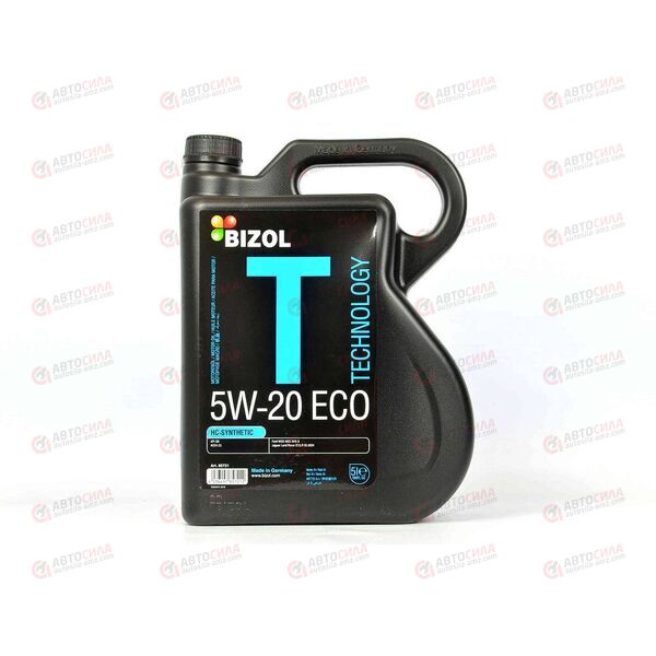 Масло ДВС BIZOL 5W20 ECO SN C5 Technology 5 л (4 шт), Емкость: 5 л, изображение 2