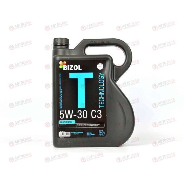 Масло ДВС BIZOL 5W30 SN C3 Technology Dexos 2 5 л (4 шт), Емкость: 5 л, изображение 2