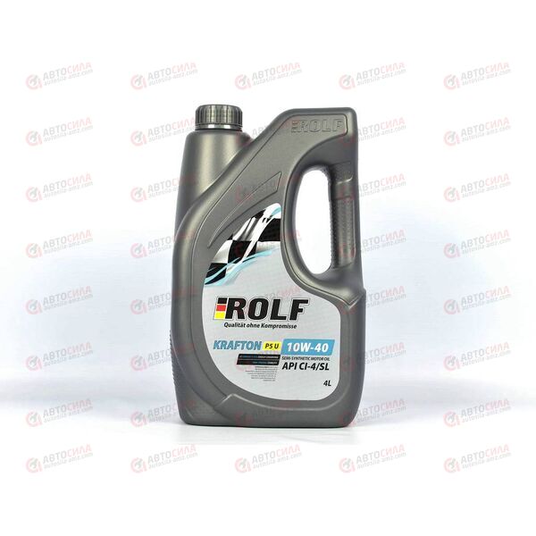 Масло ДВС ROLF 10W40 CI-4/CH-4/SL KRAFTON P5 U (Dynamic Diesel) 4 л Пластик, изображение 2