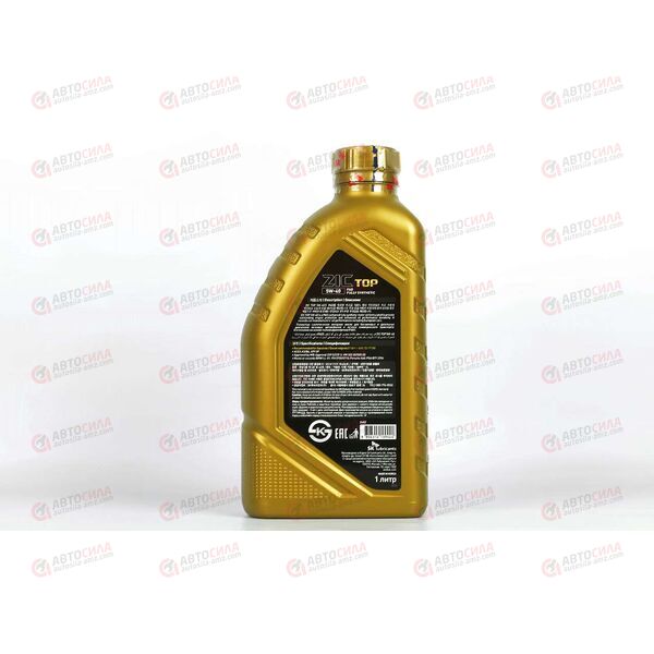 Масло ДВС ZIC 5W40 TOP SP 1 л, изображение 3