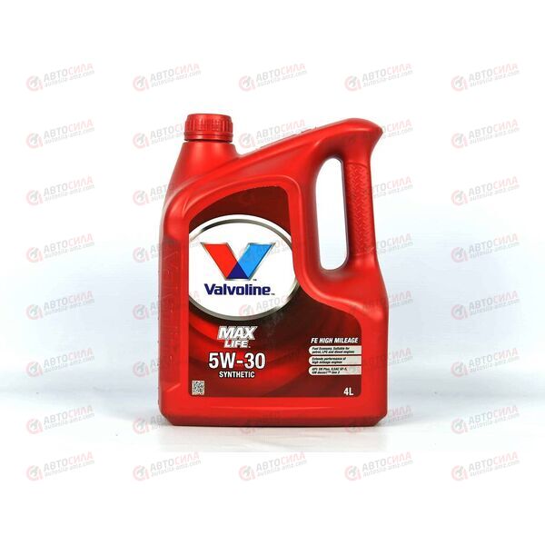 Масло ДВС VALVOLINE 5W30 Maxlife FE Synthetic 4 л, изображение 2