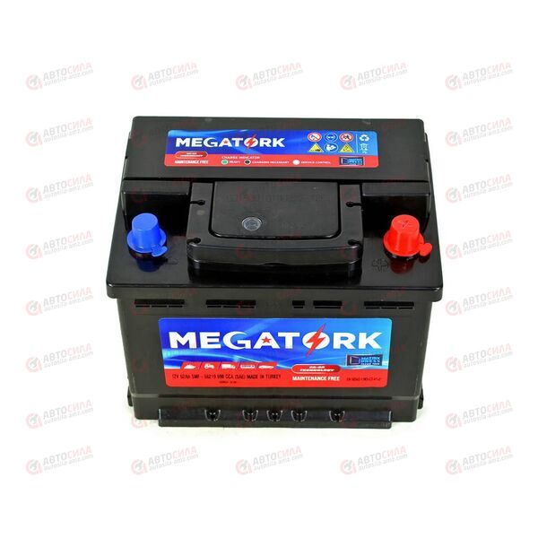 Аккумулятор 62VL MEGATORK (R+) (0) SMF (пт 600)(242х175х190) ТУРЦИЯ, изображение 3