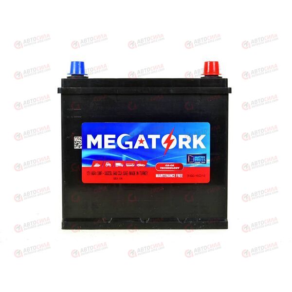 АКБ 60VL MEGATORK ASIA (R+) (0) SMF (пт 600)(235х172х220) ТУРЦИЯ, изображение 2
