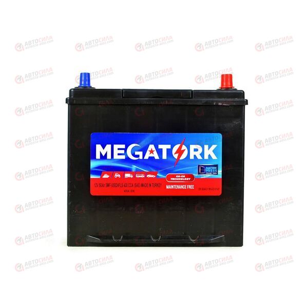 АКБ 50VL MEGATORK ASIA (R+) (0) SMF т.кл (пт 400)(238х134х220) ТУРЦИЯ, изображение 2