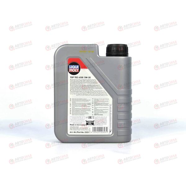 Масло ДВС LIQUI MOLY 5W30 Top Tec 4300 C2 1 л, Емкость: 1 л., изображение 3
