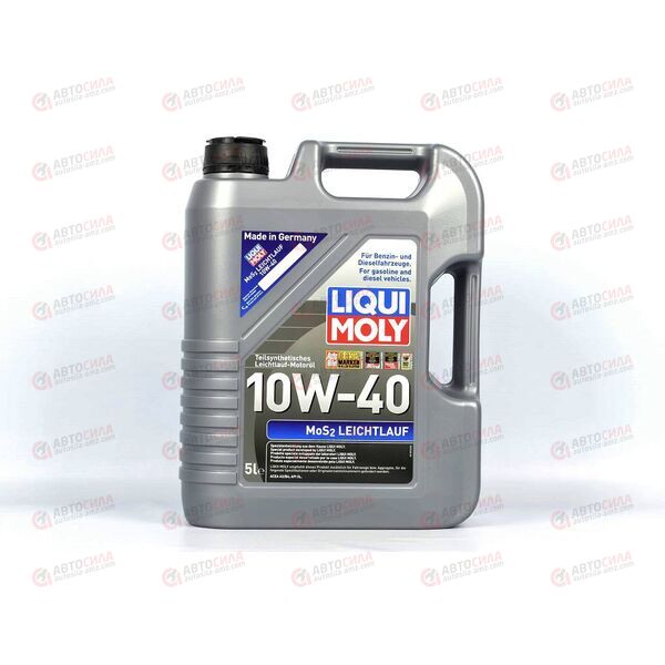 Масло ДВС LIQUI MOLY 10W40 MoS2 Leichtlauf A3/B4 SL 5 л (2184), Емкость: 5 л, изображение 2