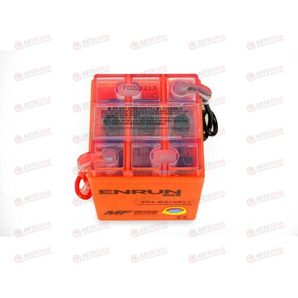АКБ ENRUN MOTO 12V/2,5Ah (R+) (MF) (AGM) (пт 45) (YTR4A-BS) (113x39x88) (1шт, уп.20 шт) , изображение 3