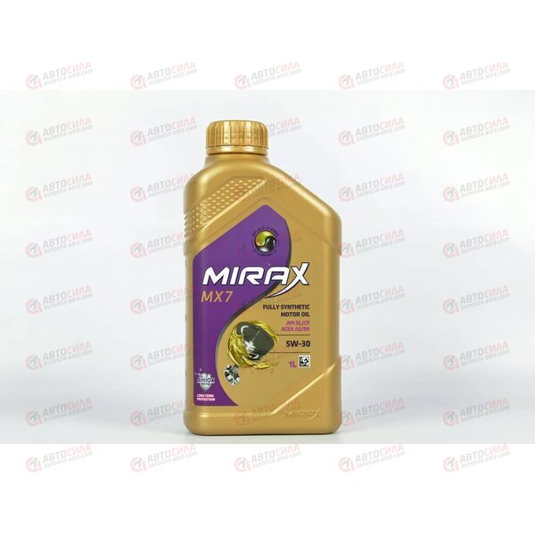 Масло ДВС MIRAX 5W30 A3/B4 SL/CF MX7 1 л (12 шт), Емкость: 1 л., изображение 2