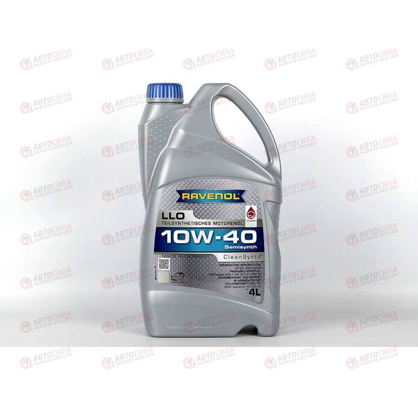 Масло ДВС RAVENOL 10W40 LLO SN/CF 4 л, изображение 2