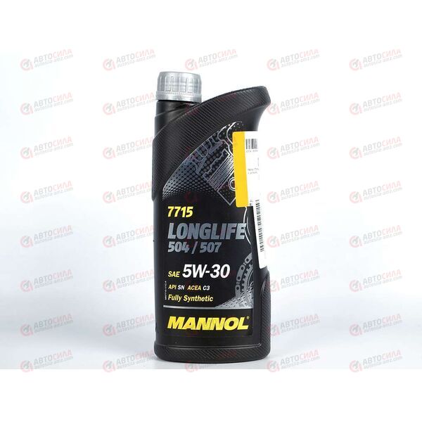 Масло ДВС Mannol 5W30 SN/CF Longlife C3 VW 504/507 1 л, Емкость: 1 л., изображение 2