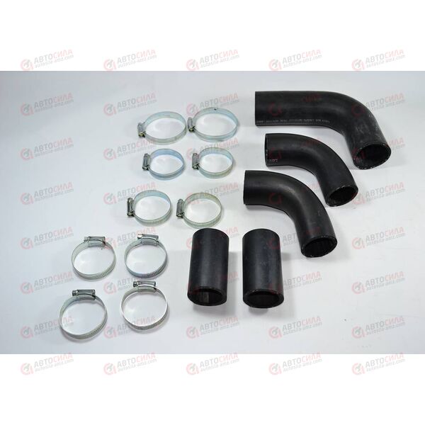 Патрубок радиатора 3110 (406) EPDM с хомутами LUZAR, изображение 2