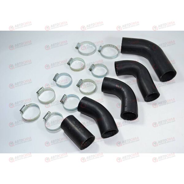 Патрубок радиатора 3302 (406) EPDM с хомутами LUZAR, изображение 3