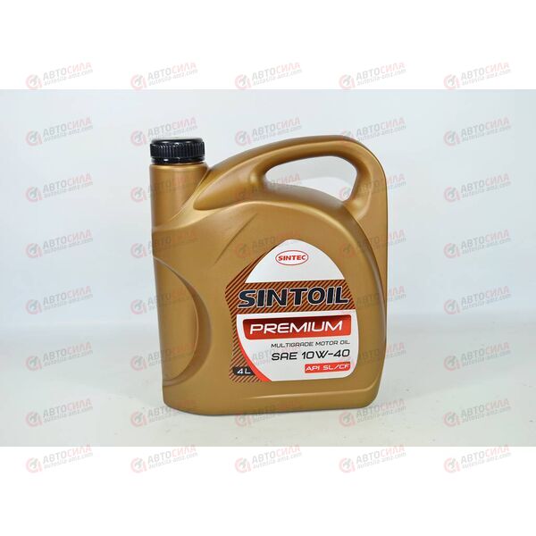 Масло ДВС SINTEC 10W40 SL/CF Premium 4 л, Емкость: 4 л, изображение 2