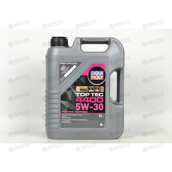 Масло ДВС LIQUI MOLY 5W30 Top Tec 4400 C4 DPF RN0720 5 л, Емкость: 5 л, изображение 2