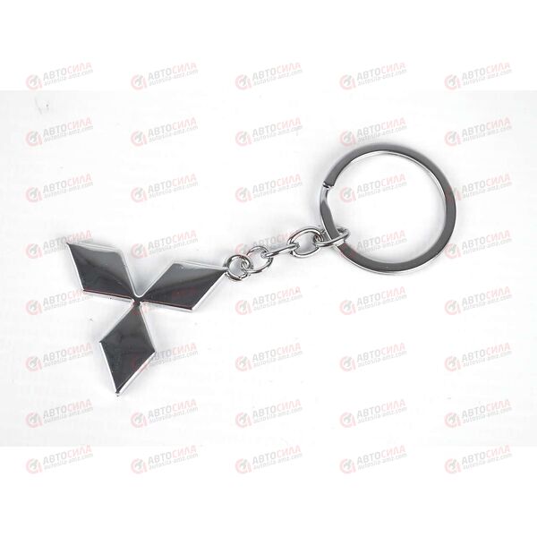 Брелок для ключей MITSUBISHI металл логотип Россия