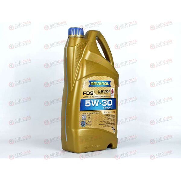 Масло ДВС RAVENOL 5W30 FDS SP/CF A5/A7/B5/B7 MB-Approval 229.6 Renault RN 0700 Ford WSS-M2C913-D 4 л