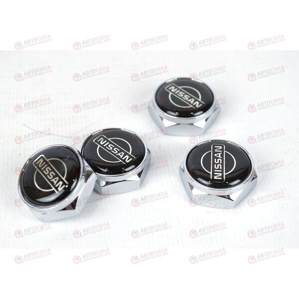 Болт крепления номерного знака NISSAN металлик (4 шт) AV